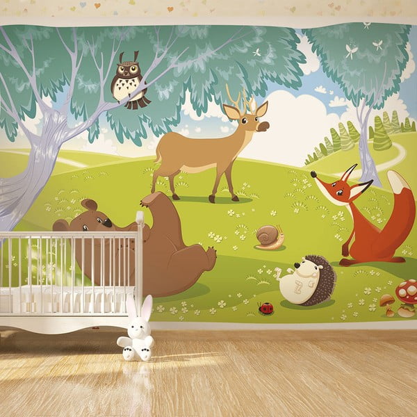 Veľkoformátová tapeta Artgeist Forest Animals, 300 × 210 cm
