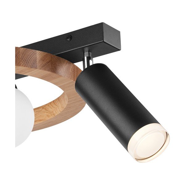 Stropné svietidlo v čierno-prírodnej farbe 40x50 cm Otis – LAMKUR-image-3