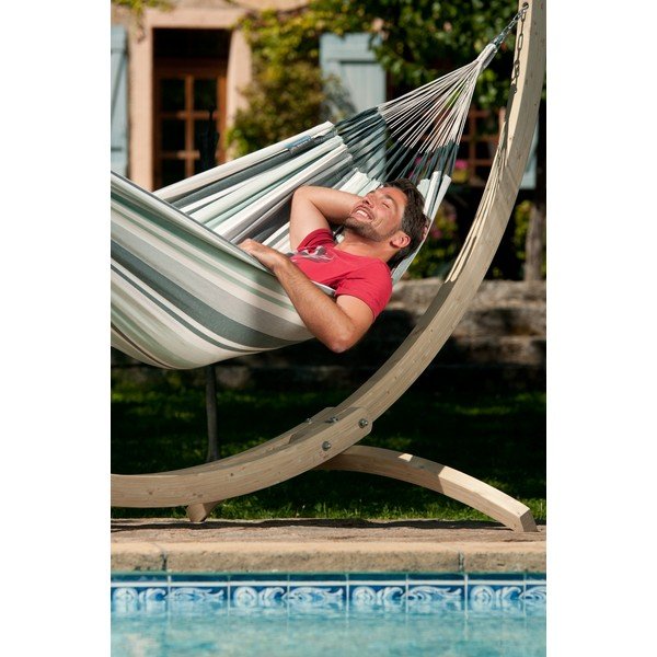 Hojdacia sieť pre dvoch Paloma so stojanom Canoa, sivá-image-1