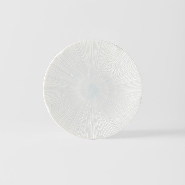 Svetlomodrý dezertný keramický tanier ø 13 cm ICE WHITE - MIJ-image-2