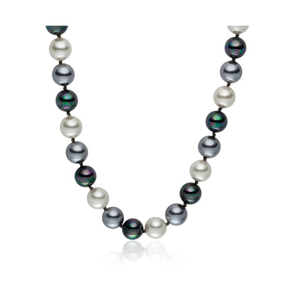 Perlový náhrdelník Nova Pearls Copenhagen Brigitte Dark-image-1