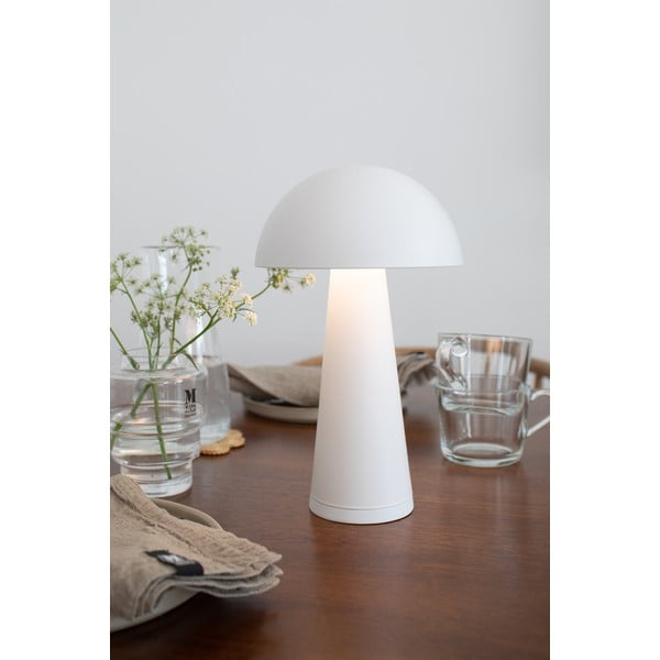 Biela LED stolová lampa (výška  26,5 cm) Fungi – Markslöjd-image-4