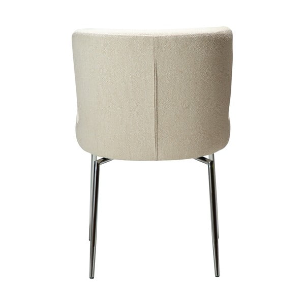 Krémovobiela čalúnená jedálenská stolička Glam – DAN-FORM Denmark-image-2