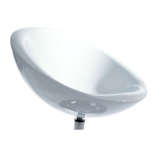 Biele otočné kreslo Kokoon Design Bowl-image-3