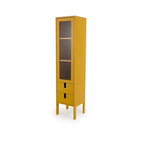 Žltá vitrína Tenzo Uno, šírka 40 cm-image-2