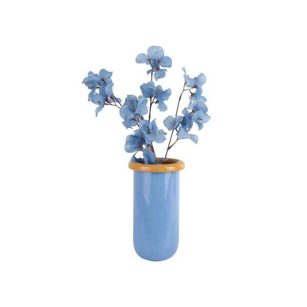 Modrá sklenená váza (výška  25 cm) Plegado  – PT LIVING-image-3