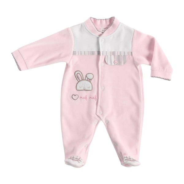 Detské ružové pyžamo pre novorodencov Naf Naf Rabbit
