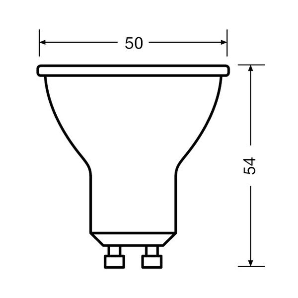 Teplá LED žiarovka GU10, 5 W - Candellux Lighting-image-3