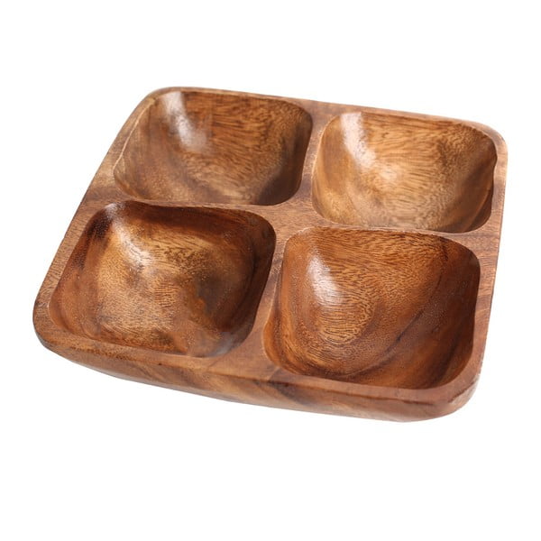 Hnedá drevená servírovacia misa Kora – Premier Housewares-image-2