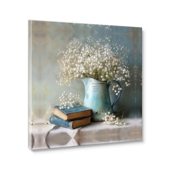 Tlačený obraz na plátne 32x32 cm Gypsophila – Styler-image-3