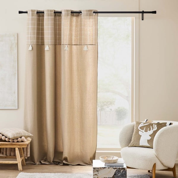 Dekoračný vankúš s prímesou bavlny 45x45 cm Everest – douceur d'intérieur-image-1