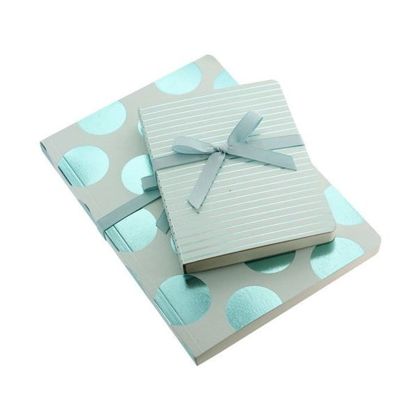 Zápisník A5 GO Stationery Polka Aqua-image-2