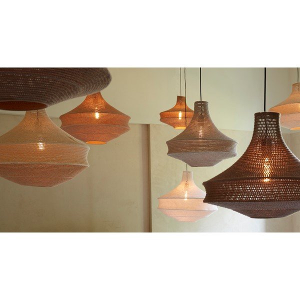 Krémové tienidlo ø 60 cm Viggo – Light & Living-image-3