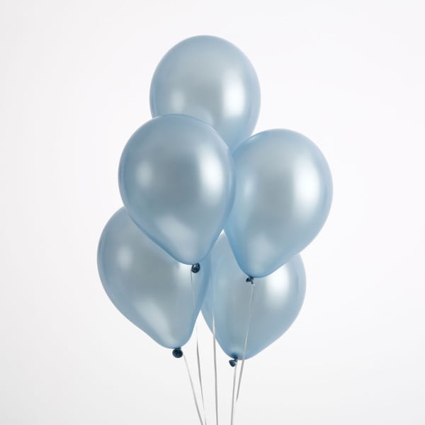 Sada 50 svetlomodrých balónikov Neviti Party