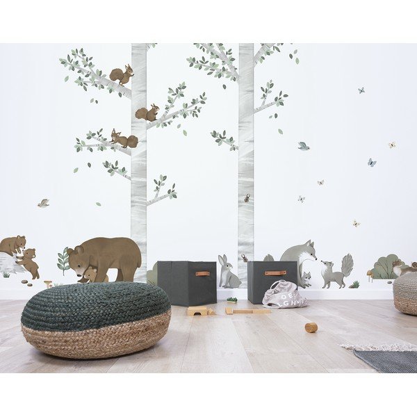 Hárok samolepiek 64x40 cm Moutain Animals – Lilipinso-image-2