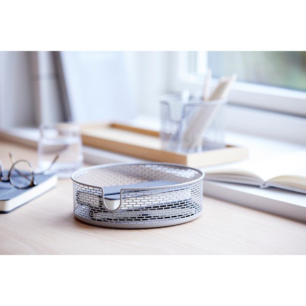 Sivý kovový úložný košík Zone Inu, ø 20 cm-image-4