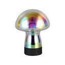 LED stolová lampa so skleneným tienidlom (výška  18 cm) Dooley – Reality
