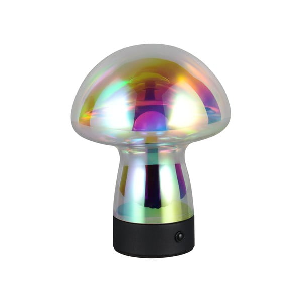 LED stolová lampa so skleneným tienidlom (výška  18 cm) Dooley – Trio