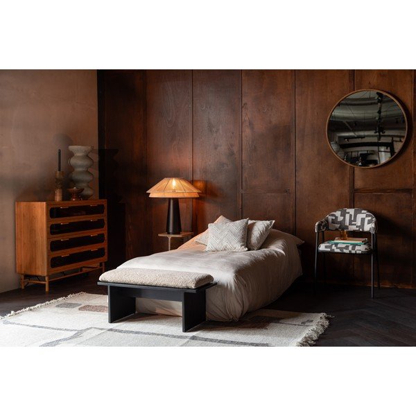 Béžová lavica z textílie buklé Shiho – Dutchbone-image-3