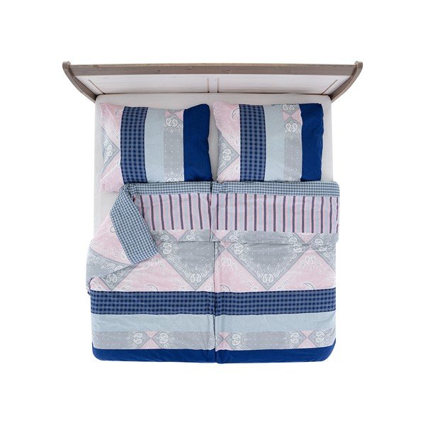 Modré krepové obliečky na jednolôžko 140x200 cm Top Class – B.E.S.-image-2