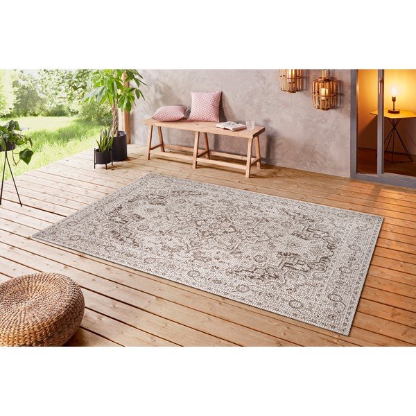 Hnedo-béžový vonkajší koberec Ragami Vienna, 160 x 230 cm-image-3