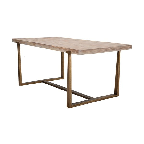 Jedálenský stôl v prírodnej farbe 180x90 cm Ankara – Mauro Ferretti-image-3