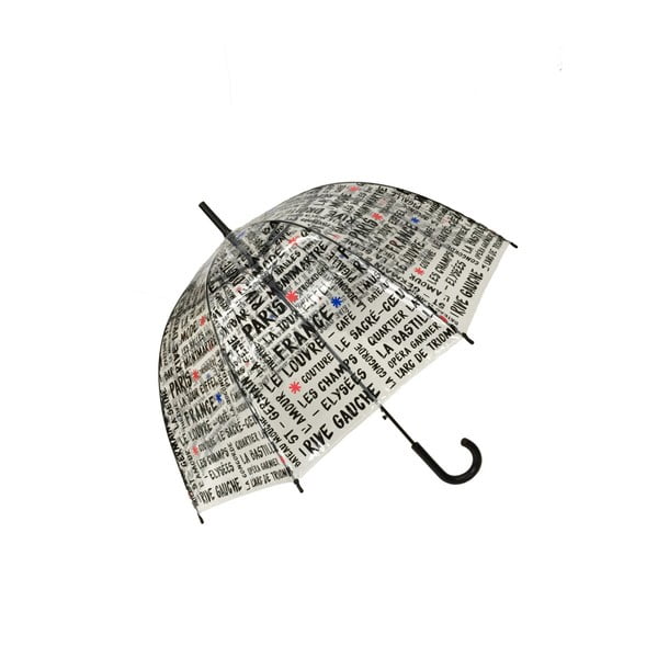 Transparentný dáždnik Birdcage France, ⌀ 81 cm