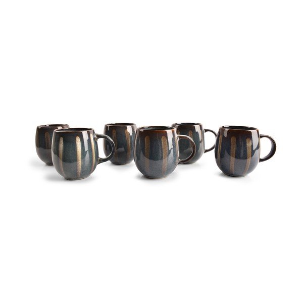 Modrý kameninový hrnček 430 ml Muggies – Salt&Pepper-image-3