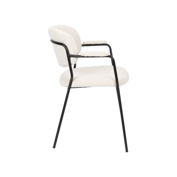 Biele jedálenské stoličky v súprave 2 ks Jolien – White Label-image-3