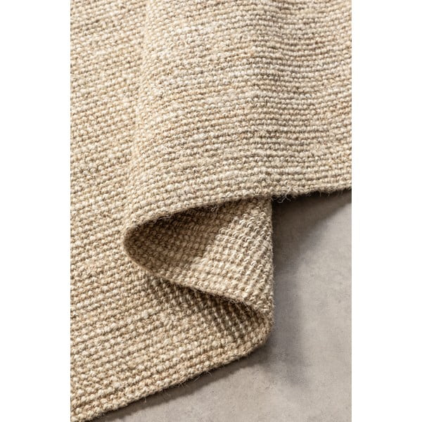Krémovobiely jutový koberec 80x150 cm Bouclé – Hanse Home-image-3