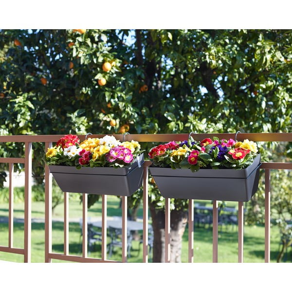 Samozavlažovací kvetináč z recyklovaného plastu 50 cm Capri – Artevasi-image-1