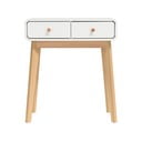 Biely konzolový stolík Støraa Cassie