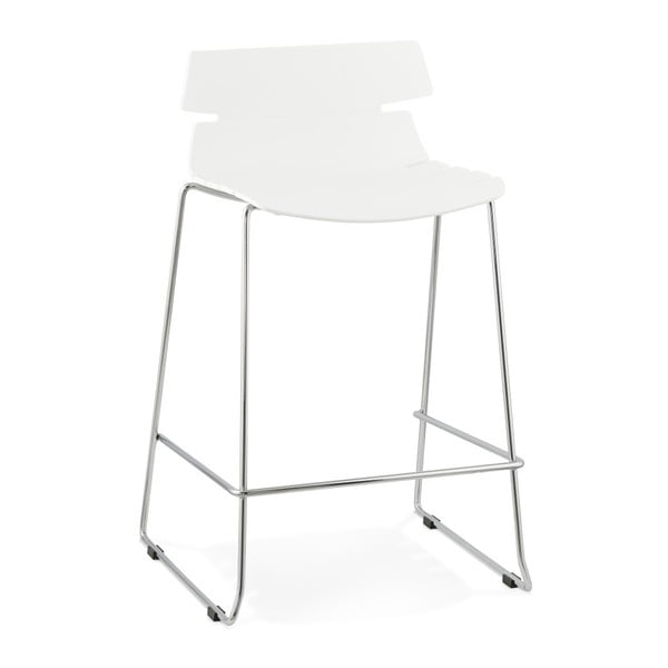 Biela barová stolička Kokoon Reny, výška 64 cm