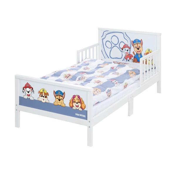 Bielo-modrá detská posteľ 70x140 cm Paw Patrol – Roba