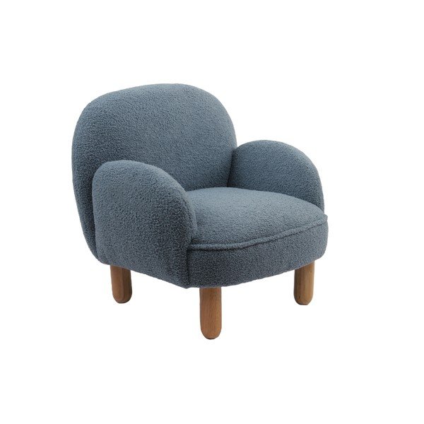 Modré detské kresielko z textílie buklé Rocky – Vipack