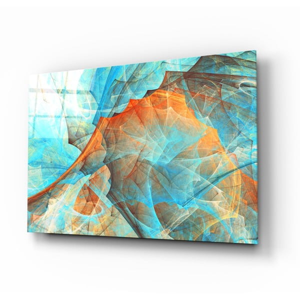 Sklenený obraz Insigne Colored Nets, 110 x 70 cm