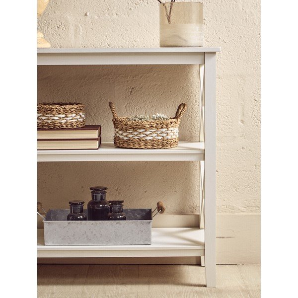 Biely regál z borovicového dreva 40x81x81 cm Heritage – Premier Housewares-image-1