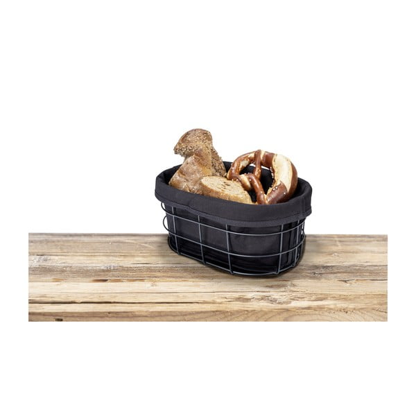 Čierna ošatka na pečivo so stojanom Wenko Black Outdoor Kitchen Bela-image-4