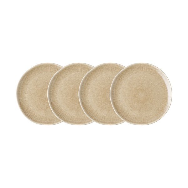 Béžové kameninové taniere v súprave 4 ks ø 27 cm Viola – House Nordic