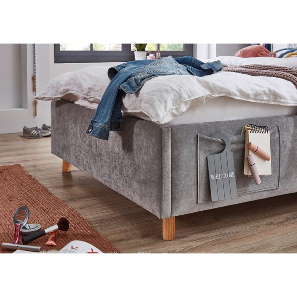 Sivá detská posteľ bez roštu 120x200 cm Cosy – Meise Möbel-image-3