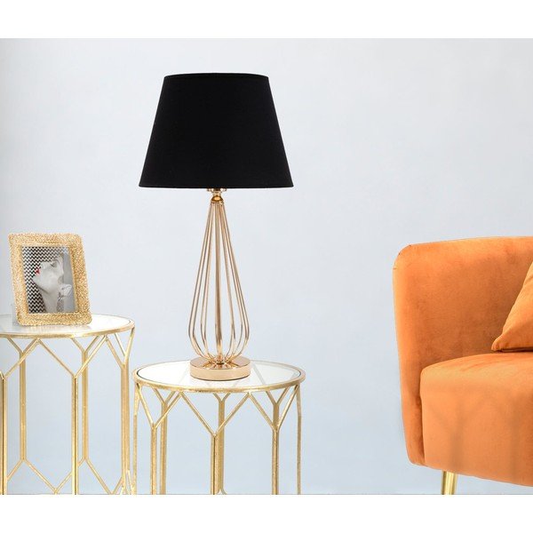 Čierna stolová lampa Mauro Ferretti ový-image-1