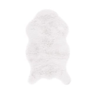 Biela umelá kožušina Tiseco Home Studio Sheepskin, 80 × 150 cm