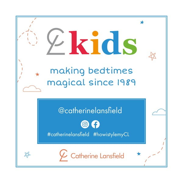 Modrá/ružová napínacia detská plachta na jednolôžko 90x190 cm Ombre Rainbow Clouds – Catherine Lansfield-image-2