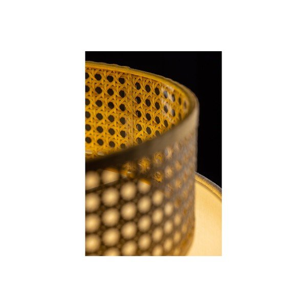 Závesné svietidlo v prírodnej farbe s ratanovo-textilným tienidlom Abra 2 – GTV-image-3