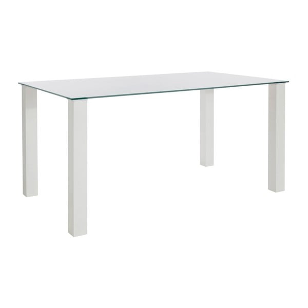 Biely jedálenský stôl 13Casa Nake, 160 x 90 cm