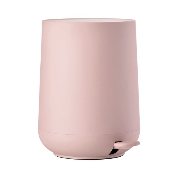 Ružový kúpeľňový pedálový kôš Zone Nova, 3 l