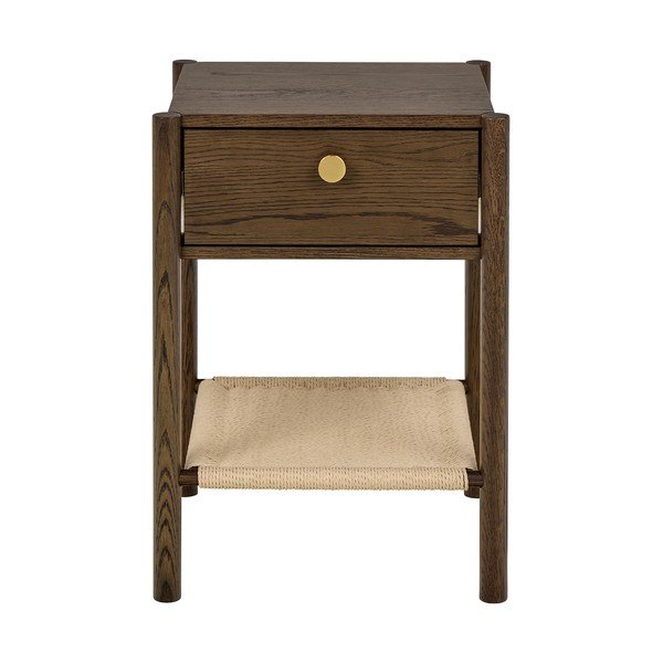 Nočný stolík v dekore duba v tmavoprírodnej farbe Monfort – Actona