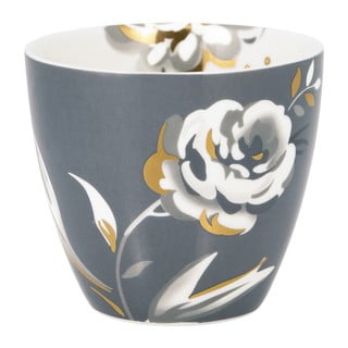 Bielo-sivý porcelánový hrnček 0.3 l Aslaug - Green Gate