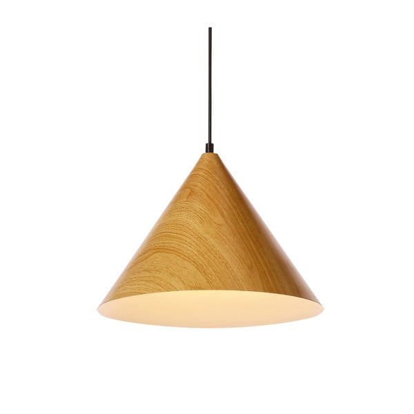 Hnedé závesné svietidlo s kovovým tienidlom ø 32 cm Dunca – Candellux Lighting-image-2