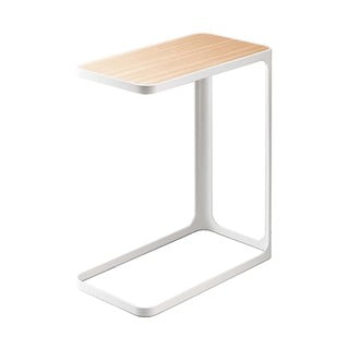 Biely odkladací stolík YAMAZAKI Frame